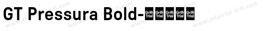 GT Pressura Bold字体转换